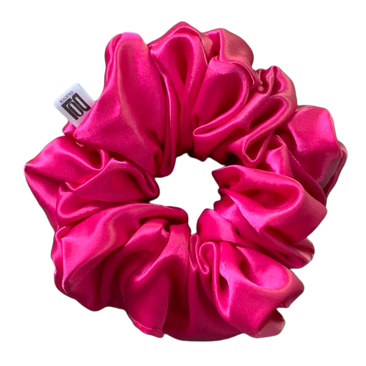 Magenta Silk Scrunchies