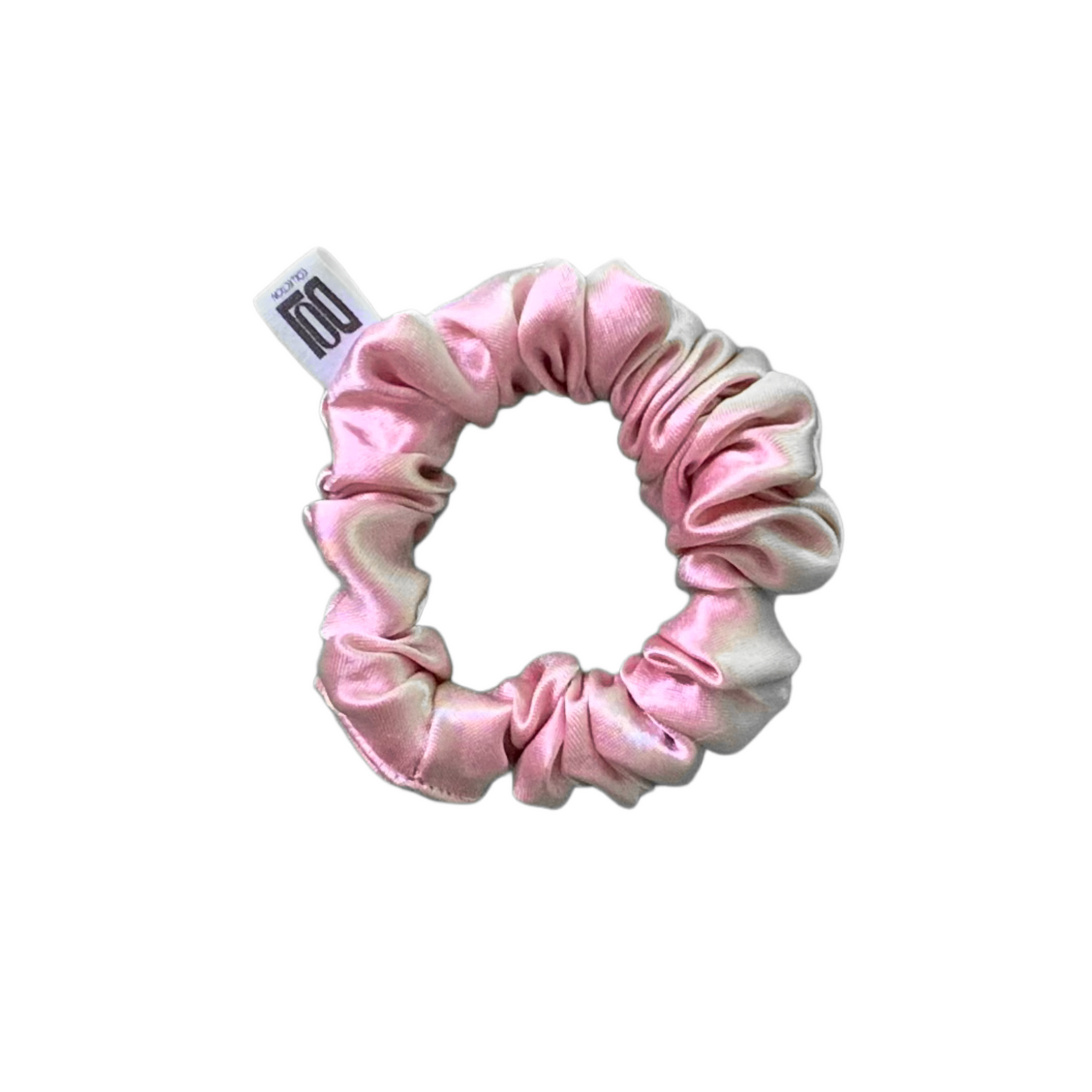 Bubble Gum Silk Scrunchies