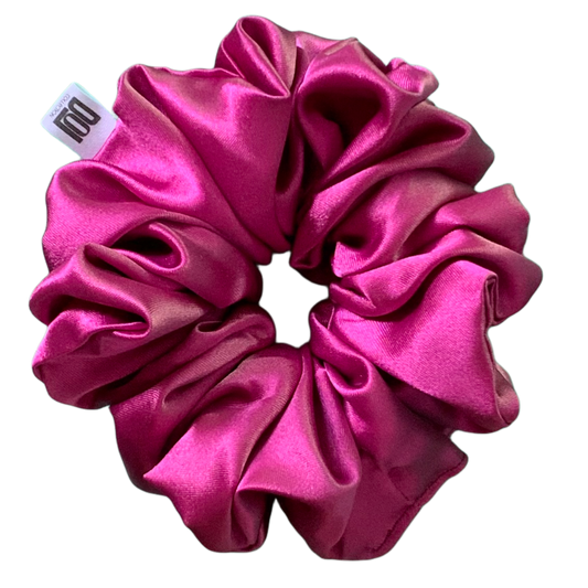 Rhodamine Silk Scrunchies