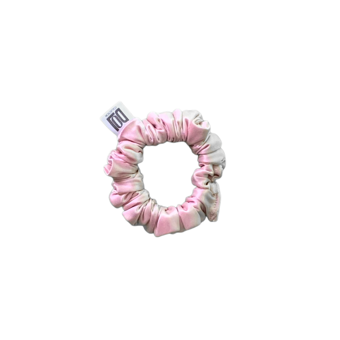 Soft Pink Silk Scrunchies