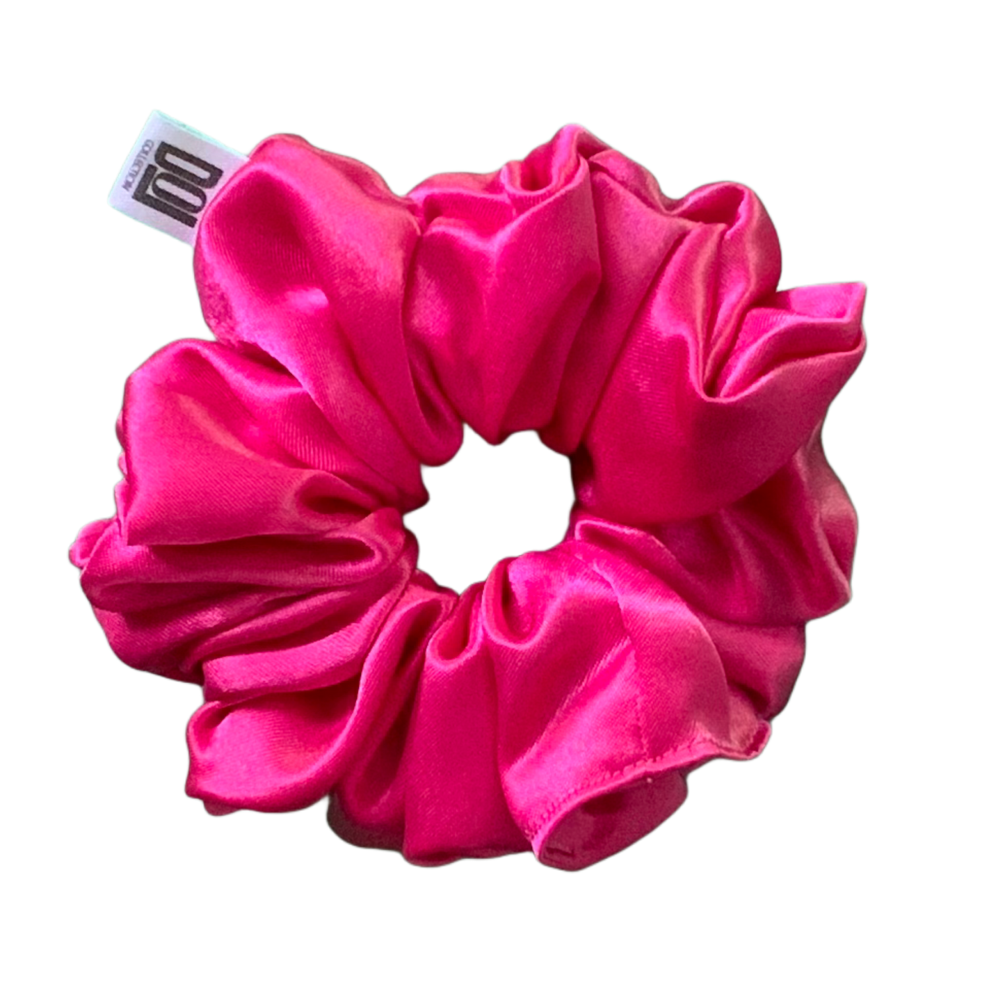 Magenta Silk Scrunchies