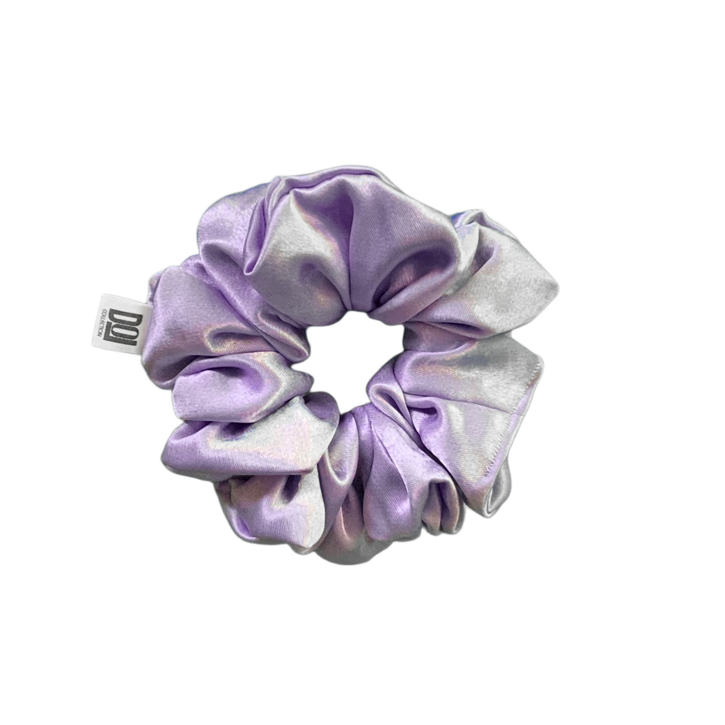 Lilac Silk Scrunchies