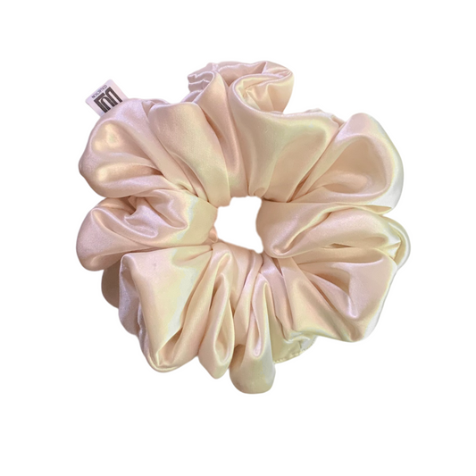 Pearl Silk Scrunchies