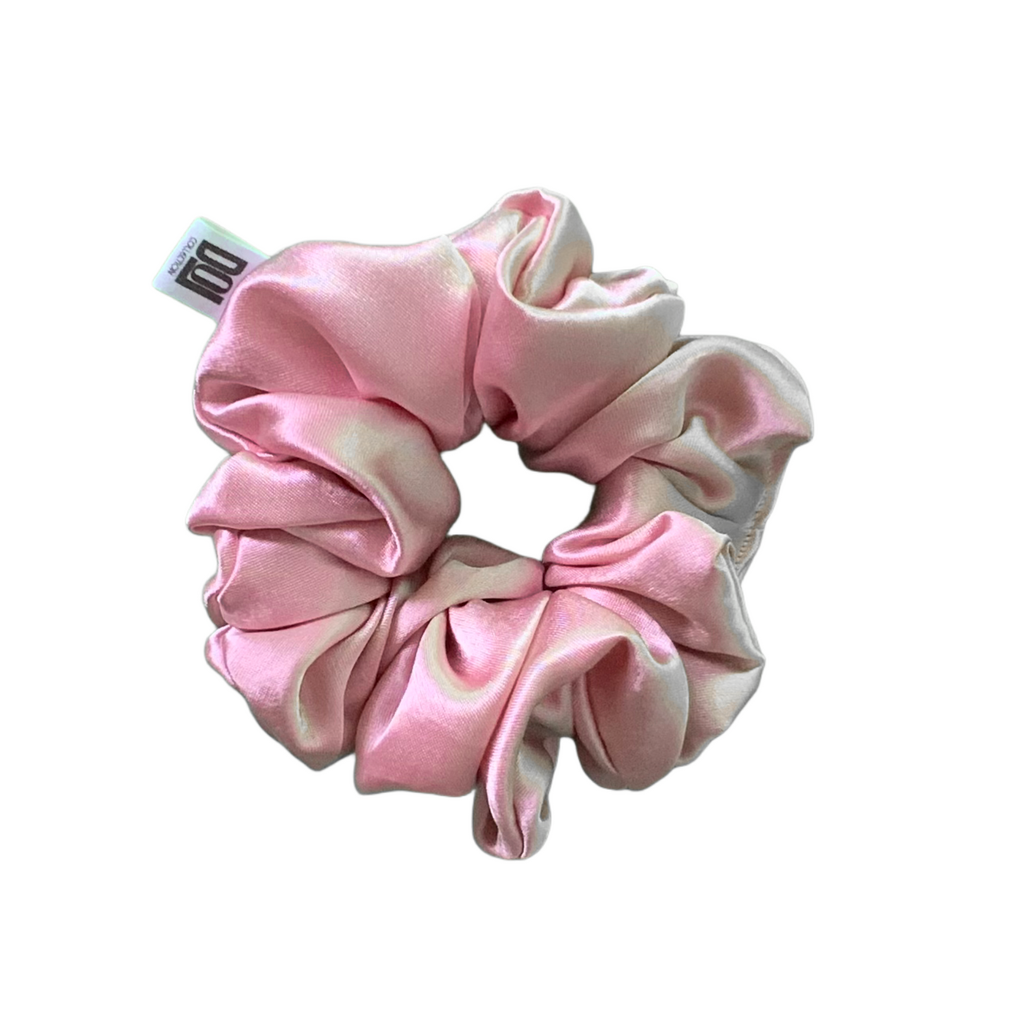 Bubble Gum Silk Scrunchies