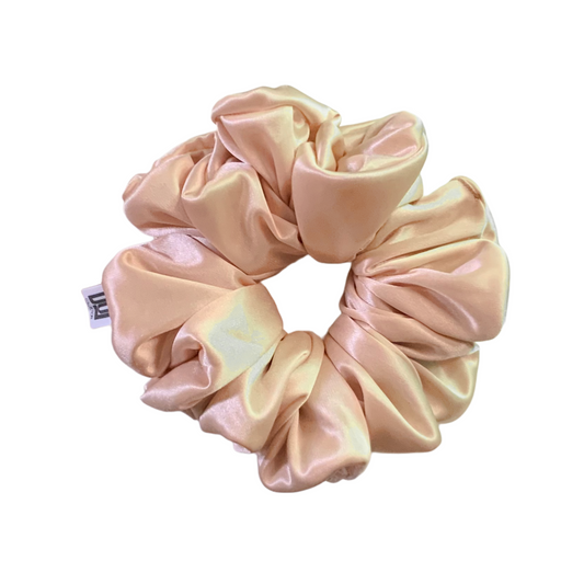 Champagne Silk Scrunchies