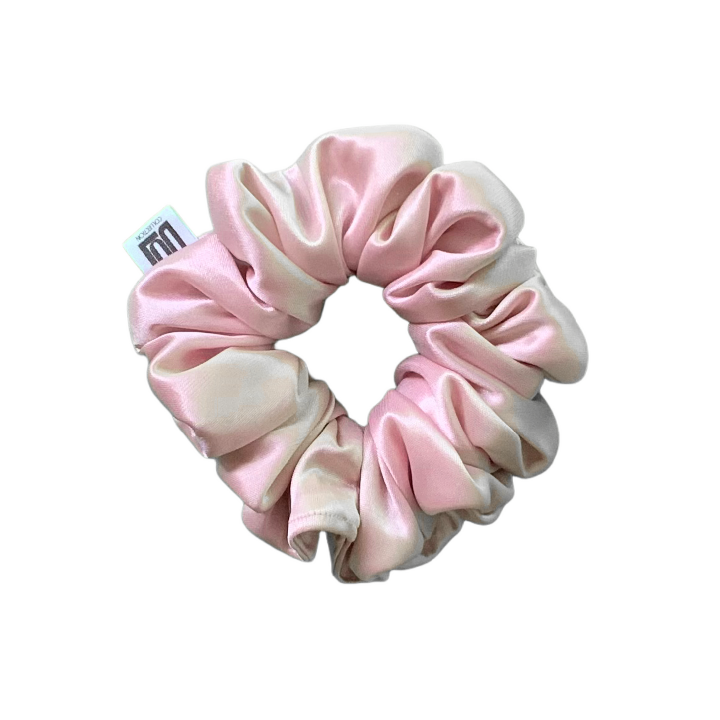 Soft Pink Silk Scrunchies