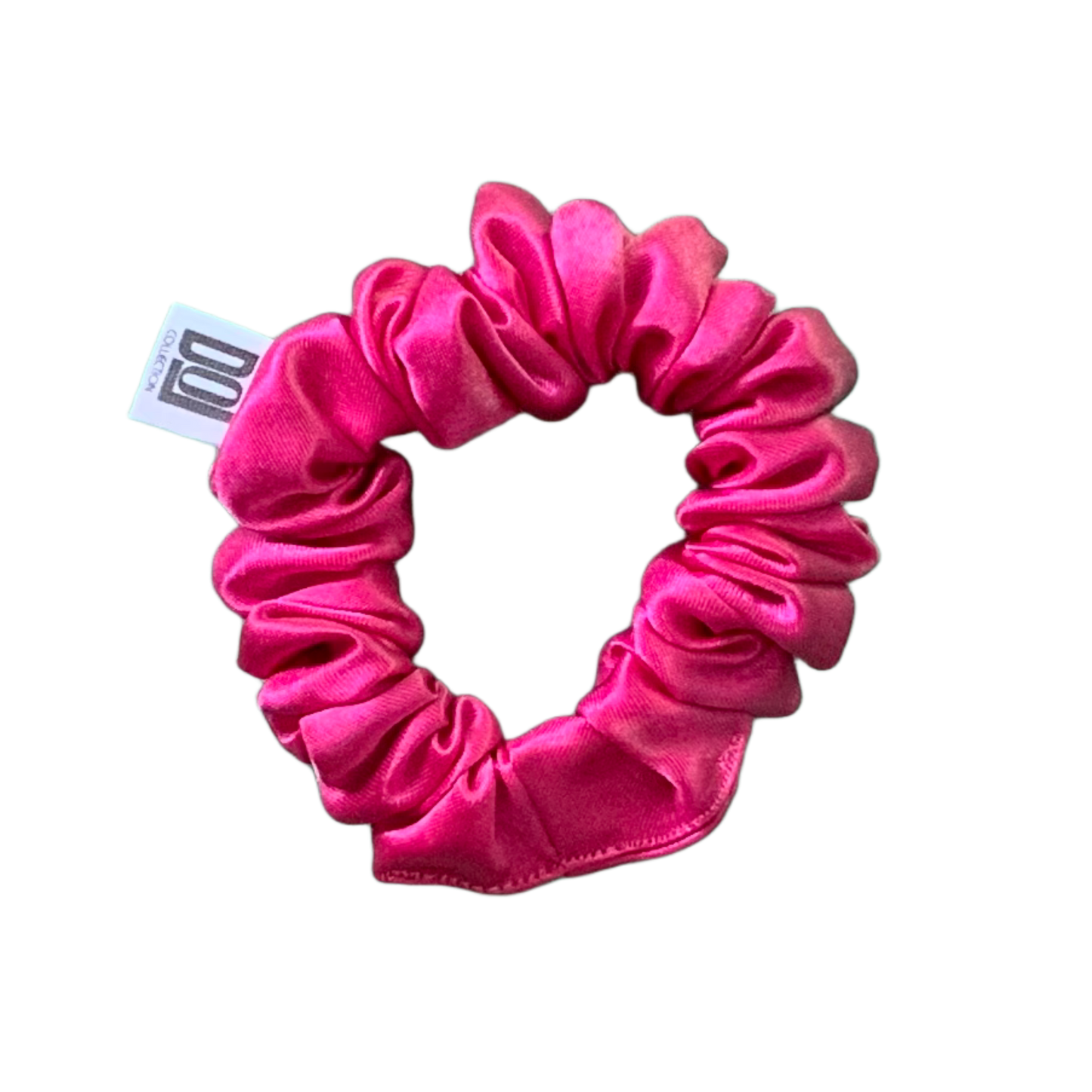 Magenta Silk Scrunchies