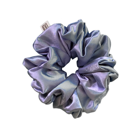 Plumbago Silk Scrunchies