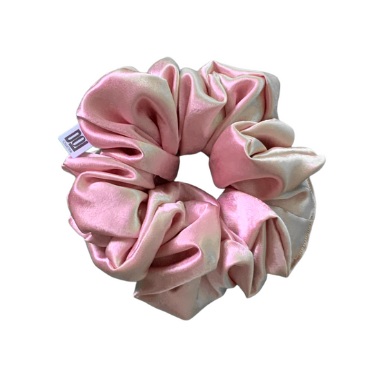 Bubble Gum Silk Scrunchies