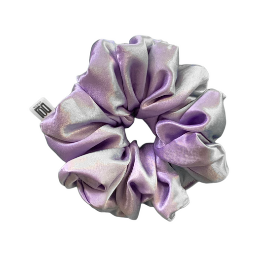 Lilac Silk Scrunchies